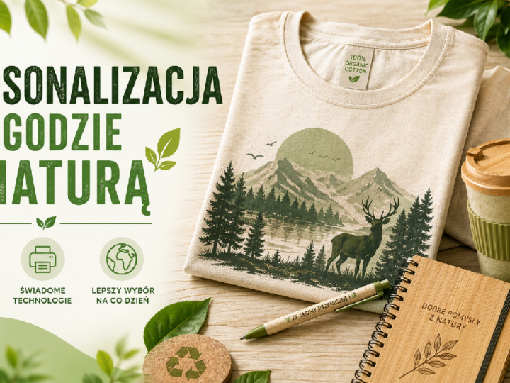 Czy personalizowana odzież i gadżety mogą iść w parze z naturą?