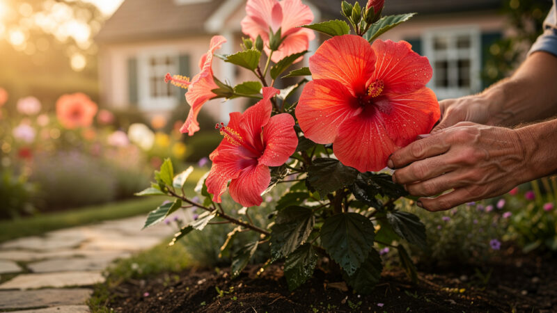 Jak przycinać hibiskusa ogrodowego – żeby pięknie kwitł