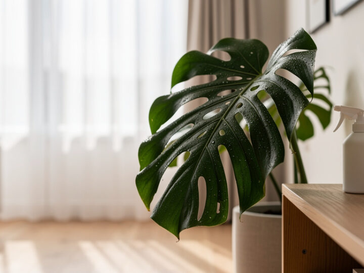 Czy monstera lubi zraszanie – kiedy ma to sens?