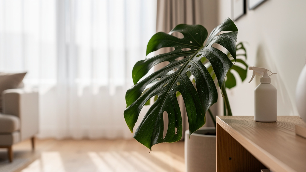 Czy monstera lubi zraszanie – kiedy ma to sens?